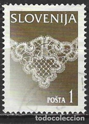 Sellos: Eslovenia 1996 - Mi 153 yI - YT 142 - Artesan&iacute;a : El encaje