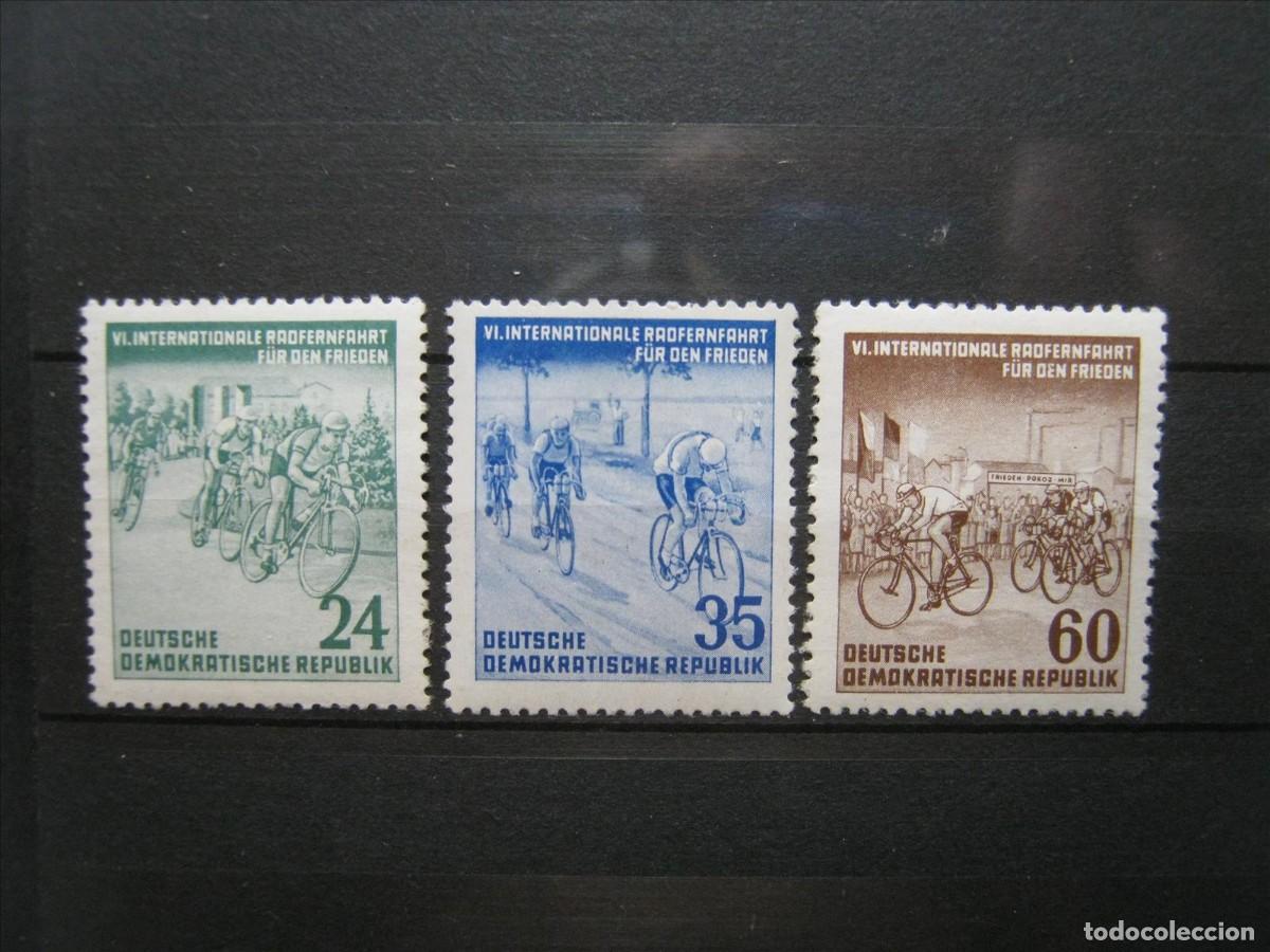 Selos: DDR ALEMANIA ORIENTAL 1953 SERIE YVERT 106/108 MNH** SIN CHARNELA LUJO.