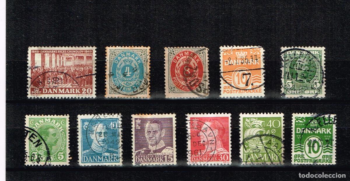 Briefmarken: Lote Sellos Dinamarca