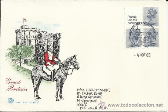 Sellos: INGLATERRA CC WINDSOR MAT ESPECIAL CASTILLO 1985 - Foto 1