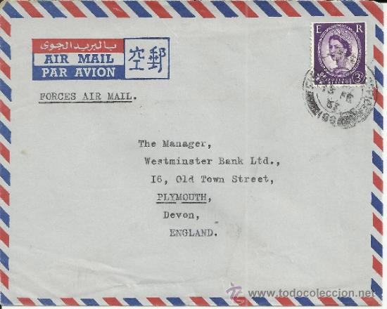 Sellos: INGLATERRA CC FIELD POST OFFICE ISABEL II - Foto 1