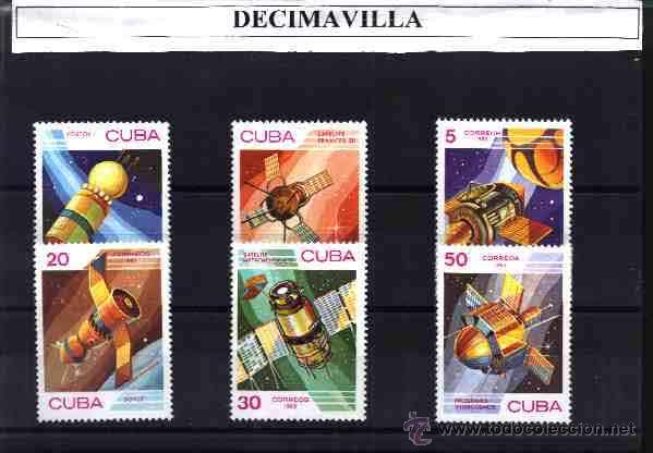 Sellos: CUBA, 1983, 2430/35, COSMOS - Foto 1