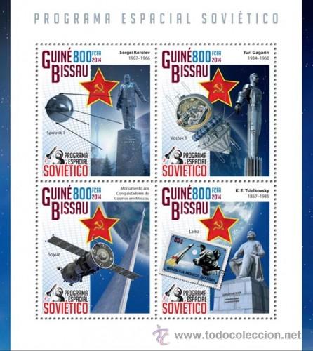 Sellos: Guinea Bissau 2014 PROGRAMA ESPACIAL SOVIETICO - Foto 1
