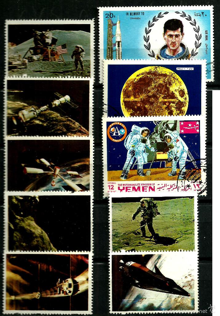 Sellos: LOTE DE SELLOS. CONQUISTA DEL ESPACIO - Foto 1