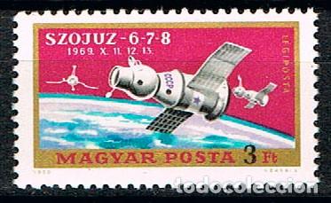 Sellos: Hungria 2598, Apollo 12, nuevo*** - Foto 1