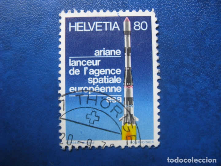 Sellos: suiza, lanzamiento del ariane - Foto 1