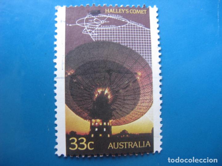 Sellos: +australia 1986, paso del cometa halley, Yvert 942 - Foto 1