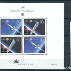 Sellos: SELLOS PORTUGAL 1991 EUROPA ESPACIO SATELITES. Lote 212390698