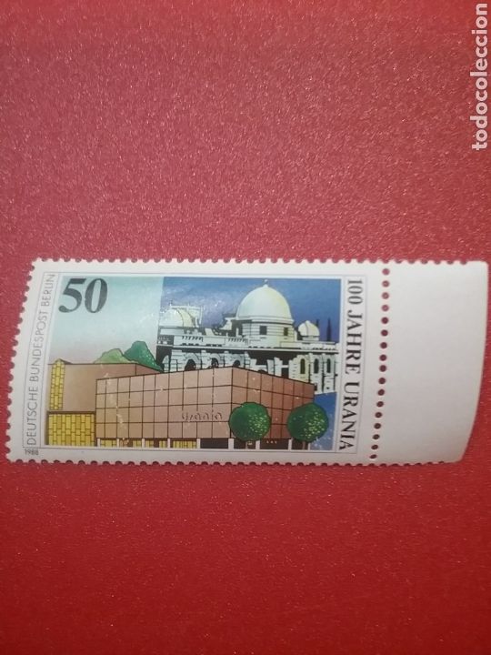 Stamps: Sello Alemania, Berlin nuevo 1988. 100Aniv instituto observatorio astronomico. Ucrania. Espacio. Arq