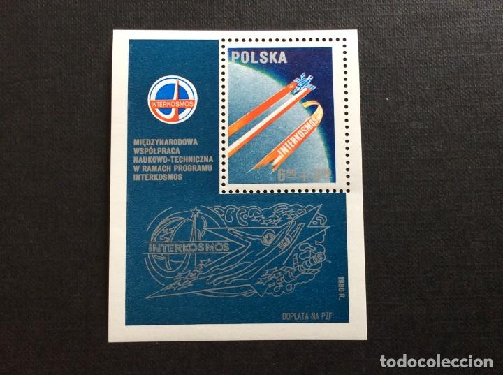 Sellos: POLONIA N&ordm; YVERT HB 90*** A&Ntilde;O 1980. PROGRAMA INTERCOSMOS, CON LA URSS - Foto 1