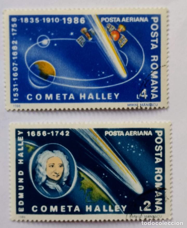 Sellos: LOTE SELLOS TEMATICA CONQUISTA DEL ESPACIO COMETA HALLEY - Foto 1