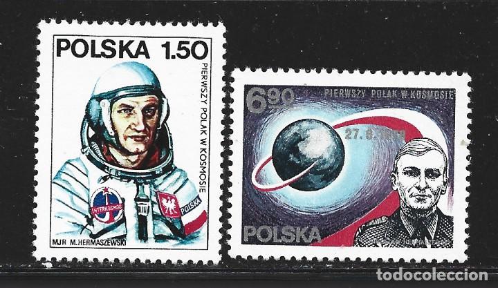 Sellos: POLONIA 2390/91** - A&Ntilde;O 1978 - CONQUISTA DEL ESPACIO - PROGRAMA INTERCOSMOS - Foto 1