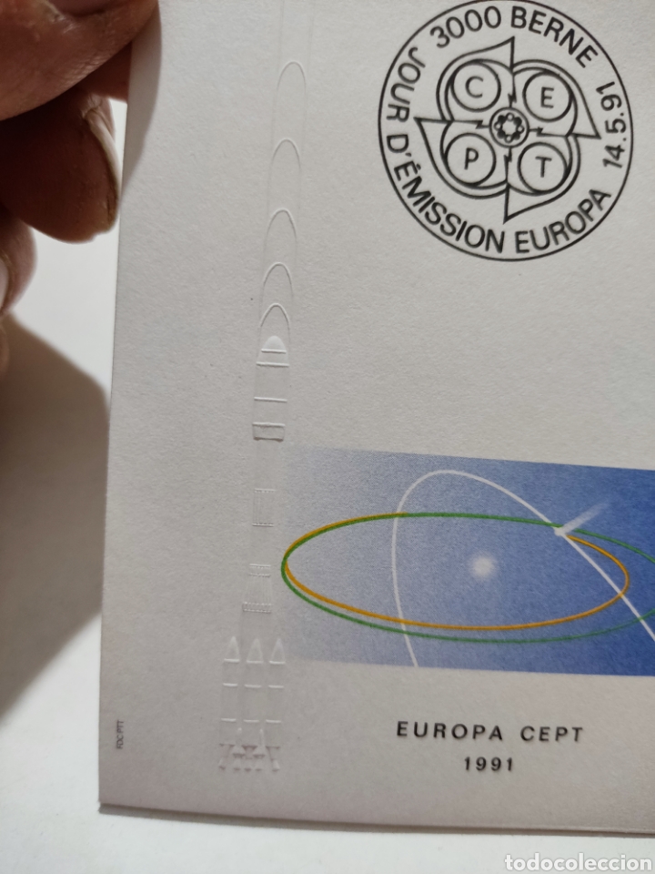Sellos: Sobre primer d&iacute;a Suiza espacio - Foto 3