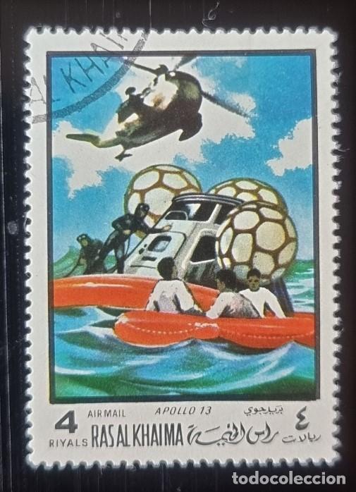 Sellos: SELLO USADO RAS AL KHAIMA ESPACIO. APOLO XIII - Foto 1