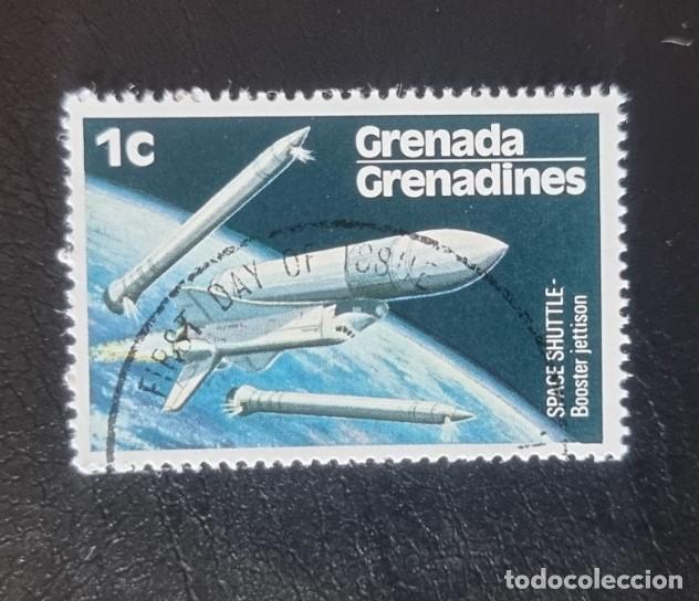 Sellos: SELLO USADO GRENADA COSMOS ESPACIO NAVES - Foto 1