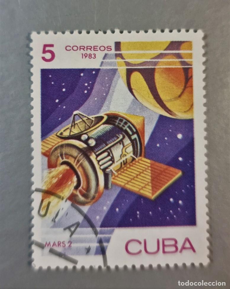 Sellos: SELLO USADO CUBA 1983 - ESPACIO - MARS 2 - Foto 1
