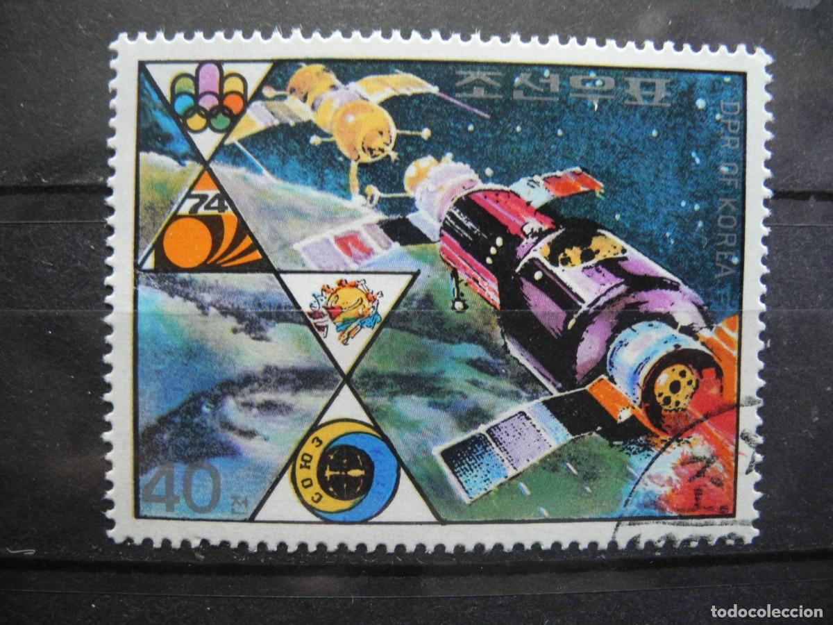 Sellos: Corea 1976. Yvert: 1392T. Nave espacial - Foto 1