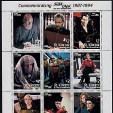 Sellos: SELLOS ST. VINCENT OF THE GRENADINES 1994 STAR TREK THE NEXT GENERATION. Lote 393211144