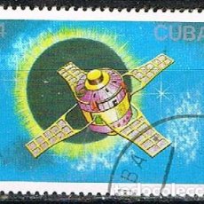 Sellos: CUBA Nº 2842. DÍA DE LA COSMONÁUTICA. 1988, SONDA SIGNO 3, USADO