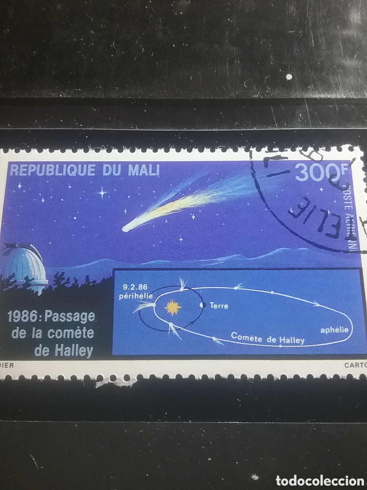 cometa halley de la tierra 1986