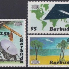 Sellos: F-EX46995 BARBUDA MNH 1986 HALLEY COMET SPACE COSTMOS TELECOMMUNICATIONS.