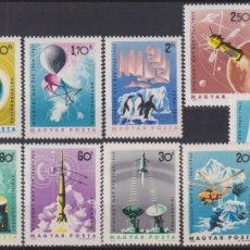 Sellos: F-EX44942 HUNGARY MNH 1965 QUIET SUN YEAR SPACE COSMOS ASTRONOMY.
