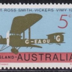 Sellos: F-EX45837 AUSTRALIA MNH 1969 FIRST STRIP FLIGHT ENGLAND – AUSTRALIA.