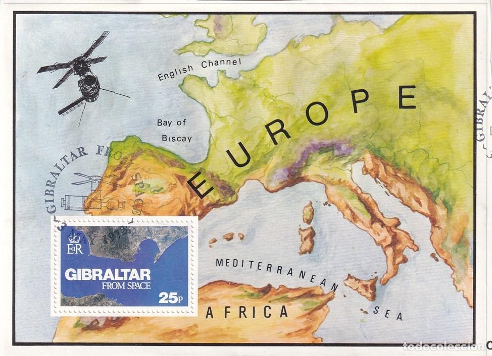 Sellos: HB Gibraltar 1978 - Gibraltar from space - Foto 1