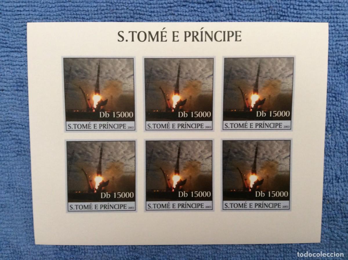Sellos: S. TOM&Eacute;. 2003. ESPACIO. SIN DENTAR. MNH (8TA21). - Foto 1