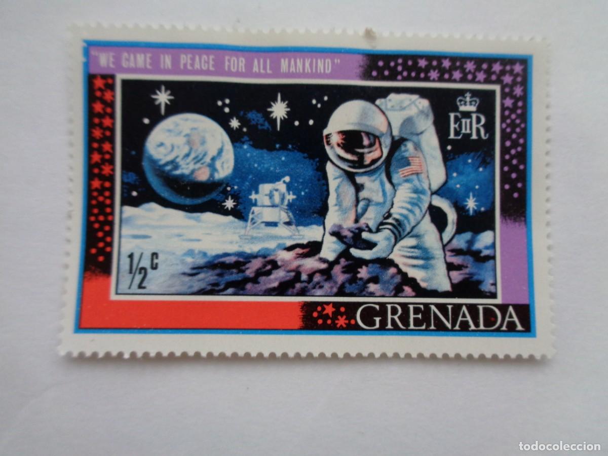Sellos: SELLO DE GRENADA : CONQUISTA DEL ESPACIO - Foto 1