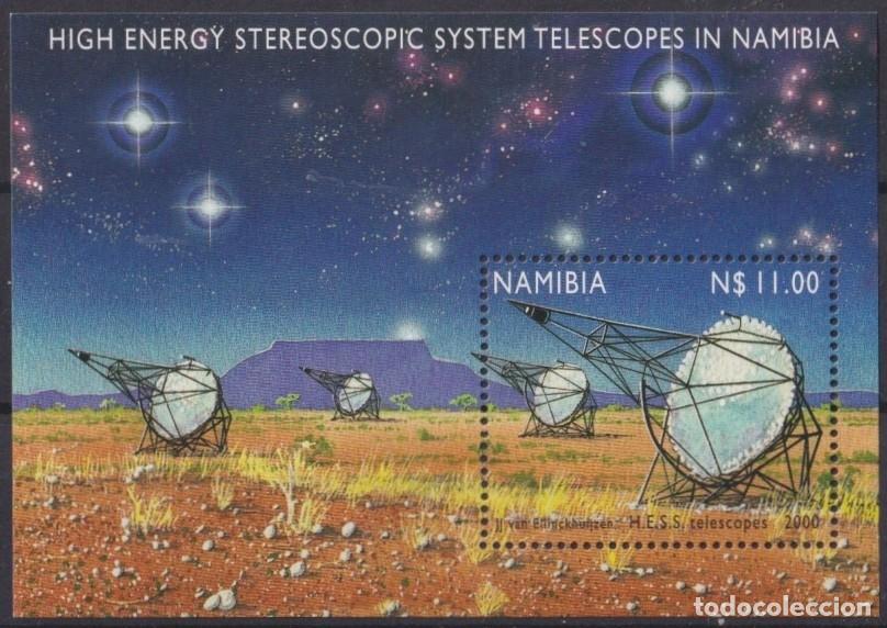 Sellos: F-EX62042 NAMIBIA MNH 2000 SPACE COSMOS EXPLORATION STEROSCOPIC SYSTEM TELESCOPE. - Foto 2