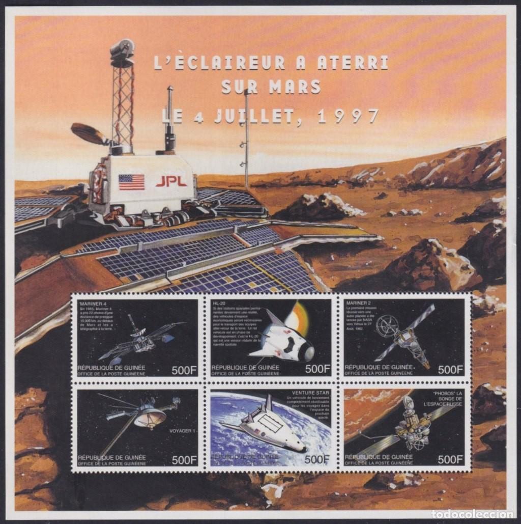 Sellos: F-EX58091 GUINEA MNH 2000 SPACE COSMOS EXPLORATION MARS ROCKET. - Foto 2