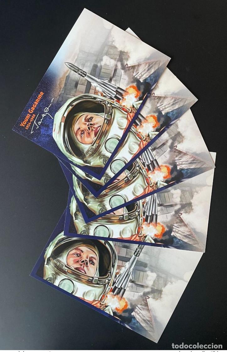 Sellos: Yibuti 2016 Mi. 1189 - 1193 Papeler&iacute;a Entier Ganzache Youri Gagarin Espace