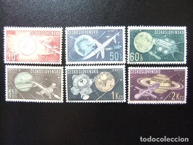 Sellos: L 151 CESKOSLOVENKO QUECOSLOVAQUIA 1963 / ESPACIO NAVES / YVERT 1268 / 1273 MNH