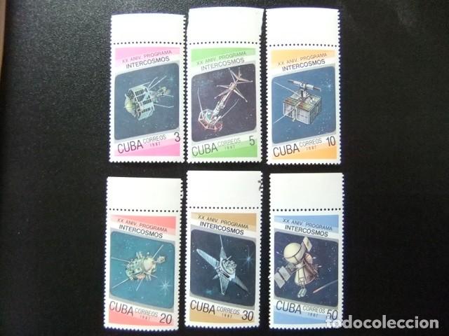 Sellos: L 151 CUBA 1984 / ESPACIO NAVES / YVERT 2756 / 2761 MNH