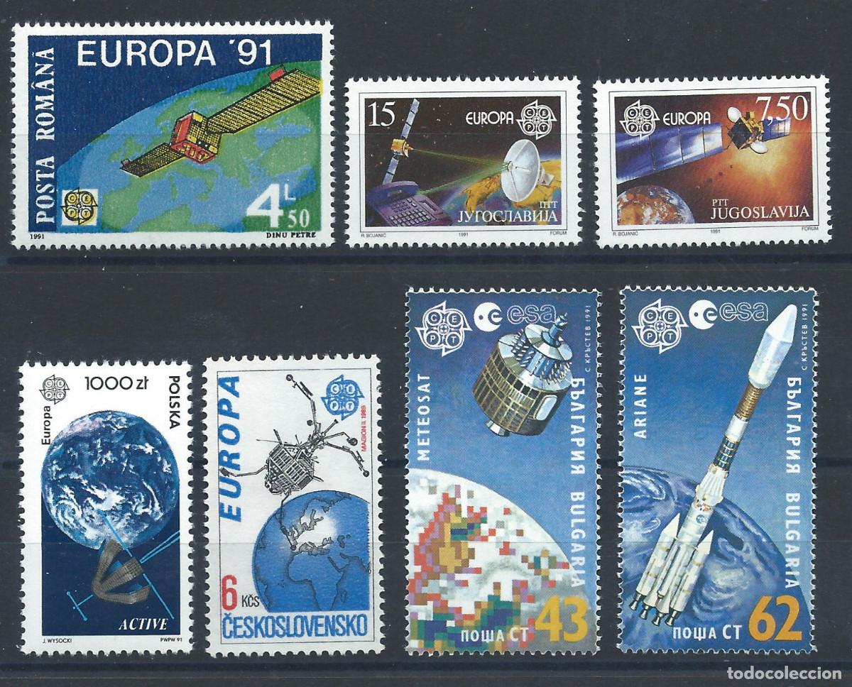 Sellos: Europa Lot 7 Tp Neuf** (MNH) 1991 - Espace et Europa