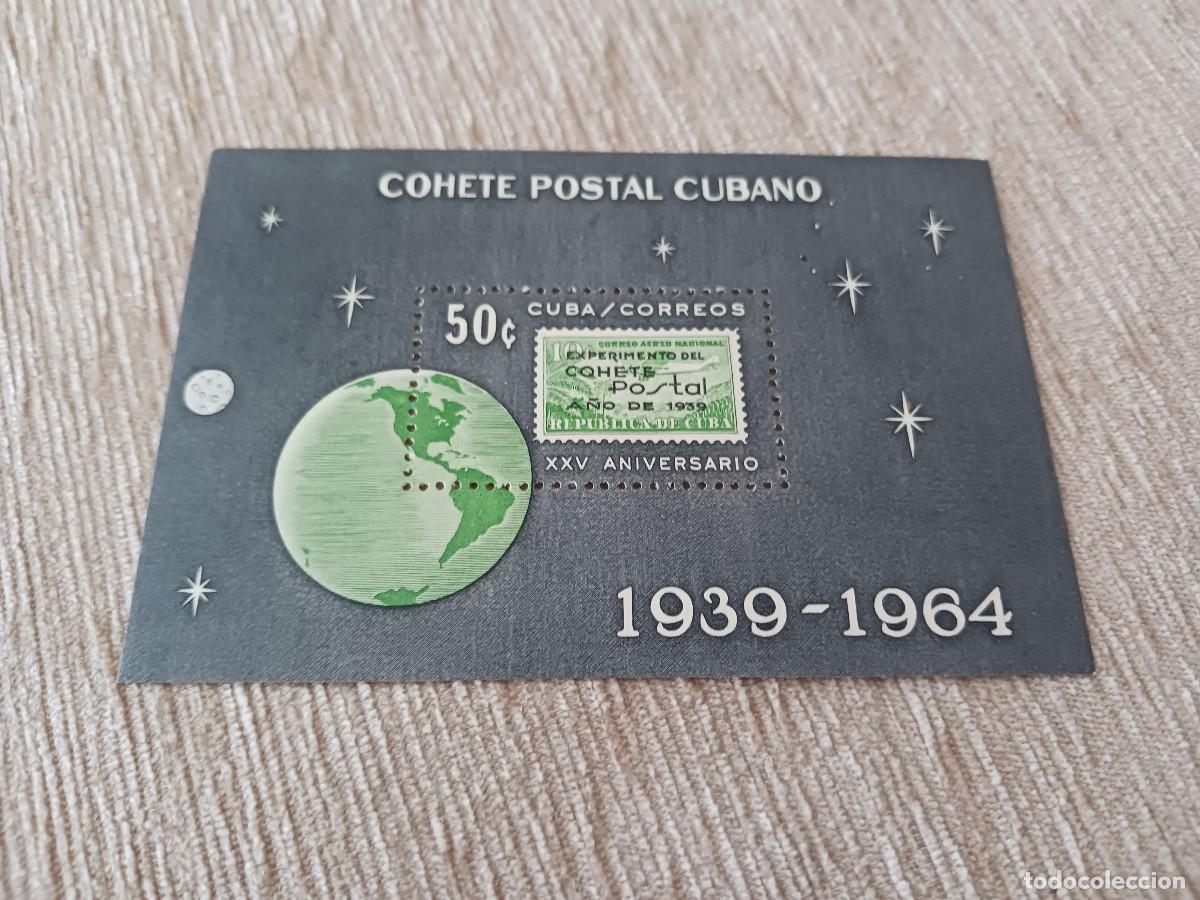 Sellos: H.B. filatelia commemorativa, cohete postal cubano 1939