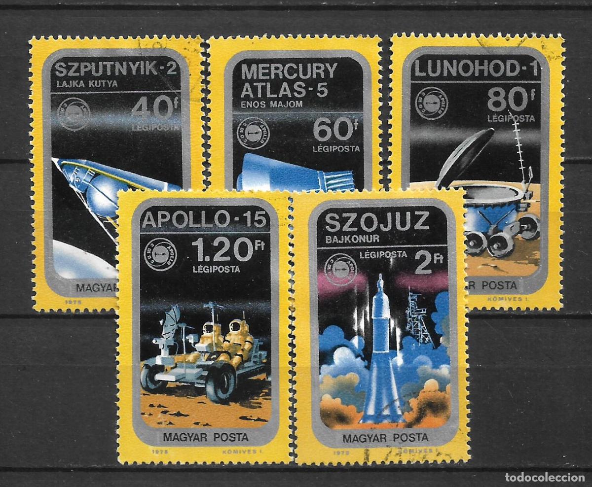 Sellos: hungria 1975 sellos usados conquista del espacio - 22/6
