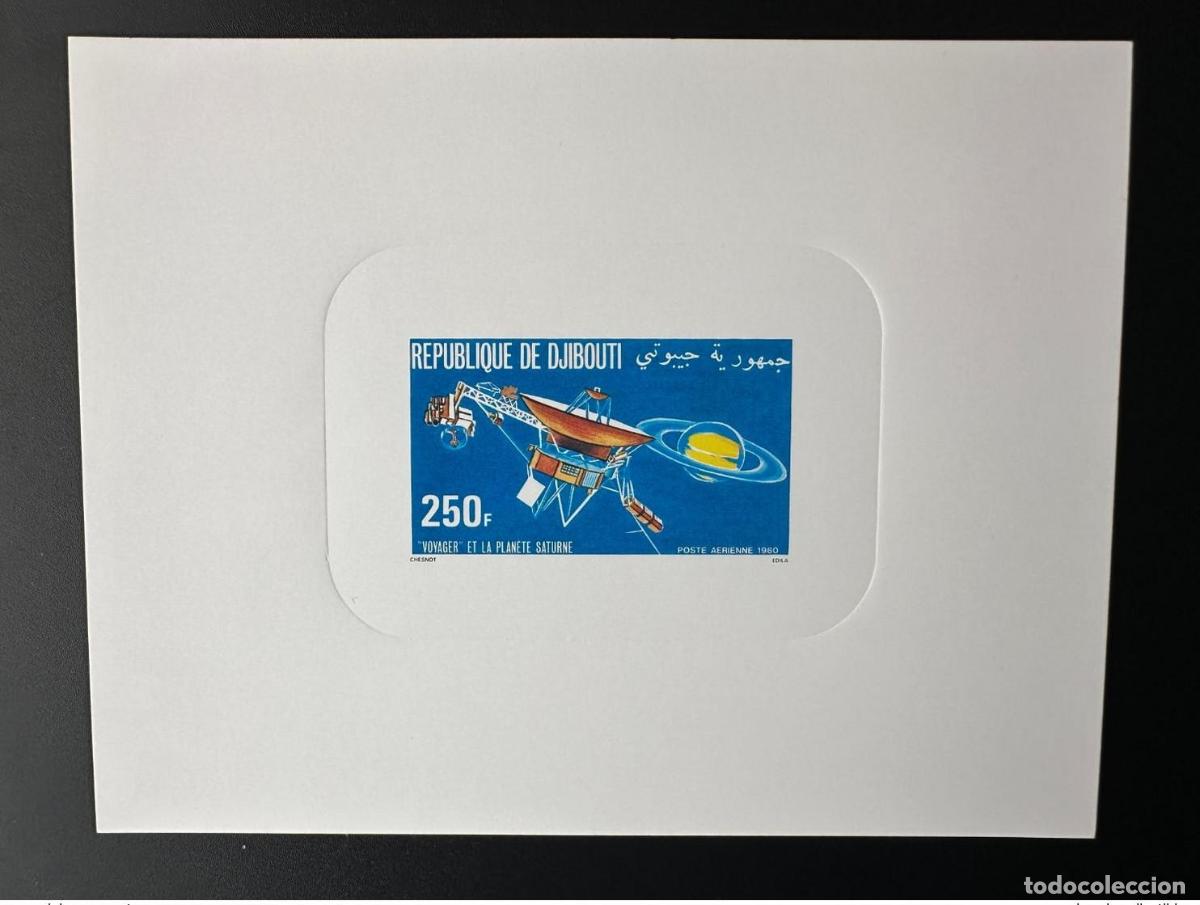 Sellos: Yibuti 1980 Mi. 289 prueba de lujo Voyager Planet Saturn Space