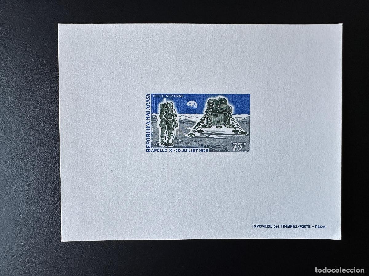 Sellos: Madagascar 1970 Mi. 616 prueba de lujo Astronauta la misi&oacute;n espacial Apolo 11