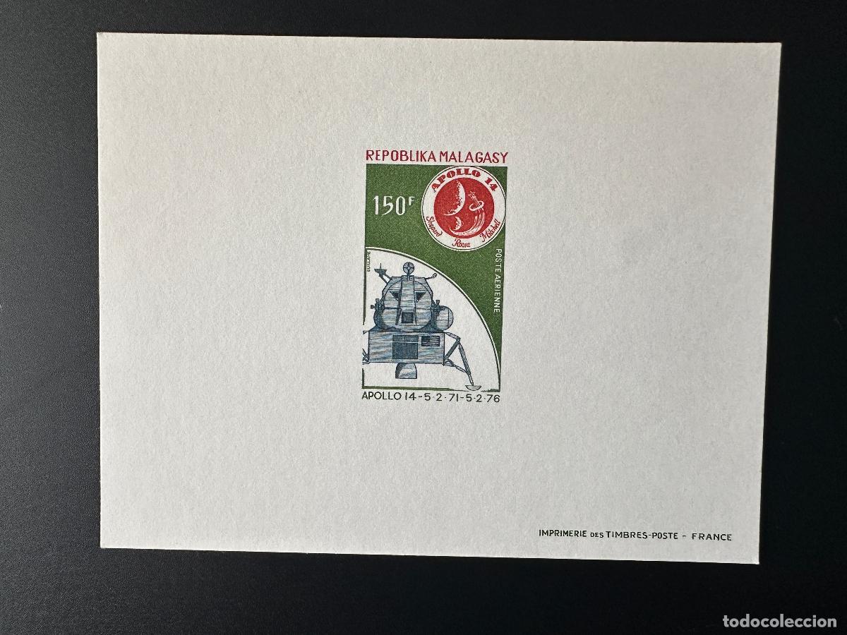 Sellos: Madagascar 1976 Mi. 781 a prueba de lujo Apolo 14 Space Shepard Roose