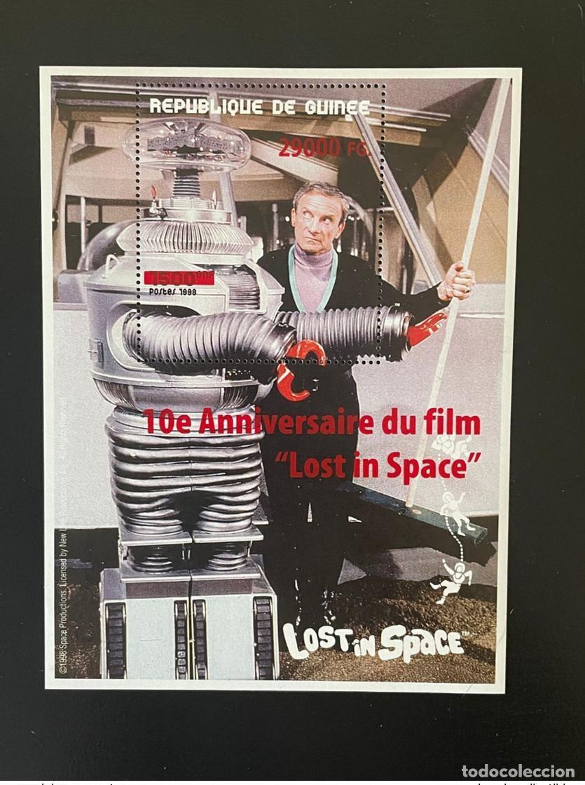 Sellos: Guinea 2008 Mi. Bl. 1656 Overloaded Red Lost in Space Film Movie