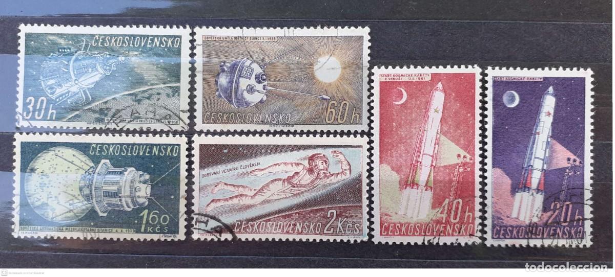 Sellos: CHECOSLOVAQUIA n&deg; 1132/37&deg; Exploraci&oacute;n del espacio I
