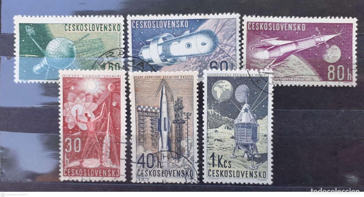 Sellos: CHECOSLOVAQUIA n&deg; 1208/1213&deg; Exploraci&oacute;n del espacio II