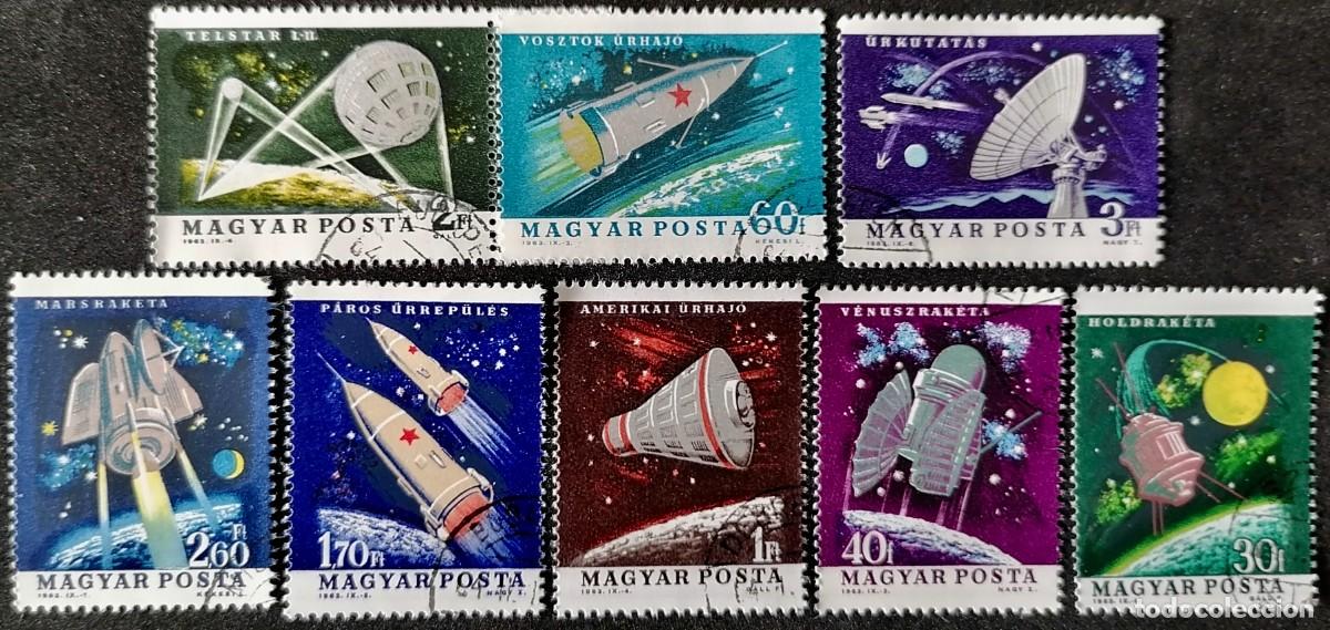 Sellos: HUNGRIA 1964 - ESPACIO .