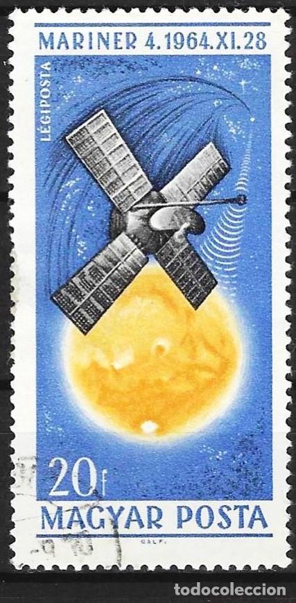 Sellos: Hungria 1965 - Mi 2194 - YT A272 - La sonda Mariner IV ( A&eacute;reo )