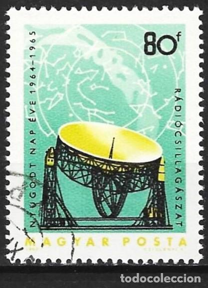 Sellos: Hungria 1965 - Mi 2104 - YT 1715 - Telescopio