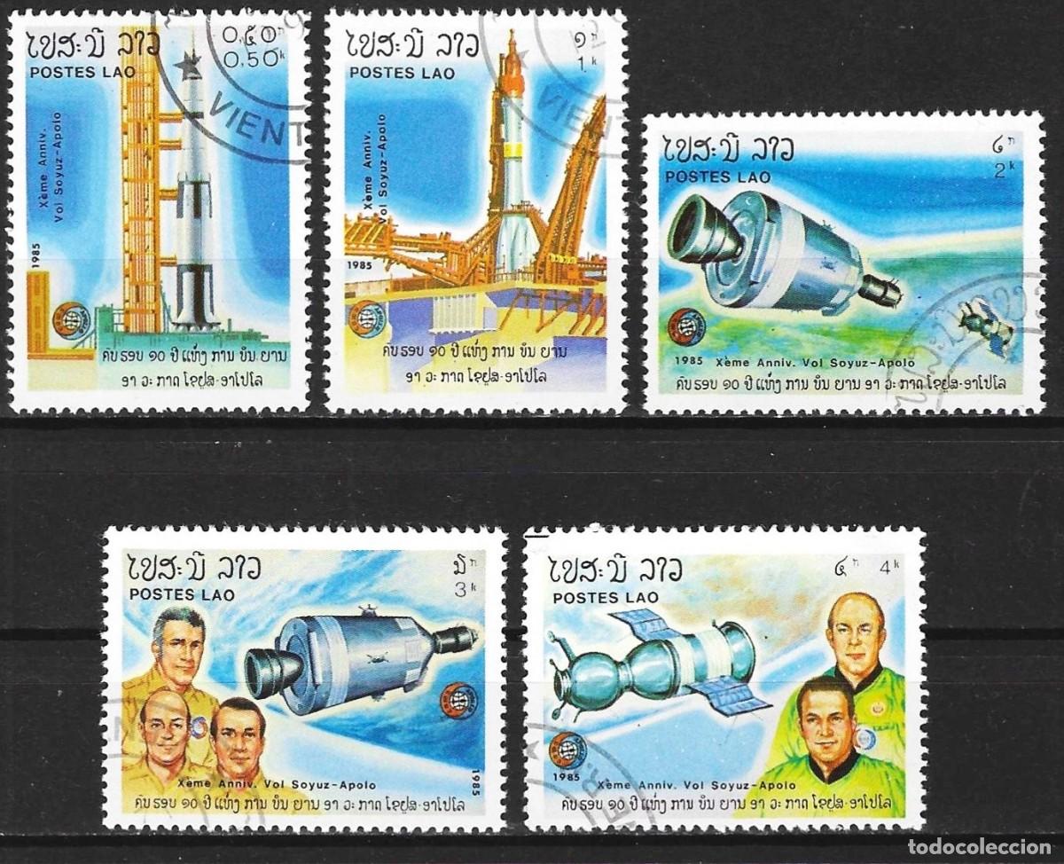 Sellos: Loas 1985 - Mi 851... - YT 655... - La conquista del espacio