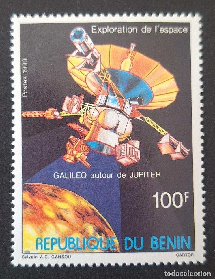 Stamps: Ben&iacute;n 1990 Mi. 500 exploraci&oacute;n espacial sonda Galileo J&uacute;piter sat&eacute;lite