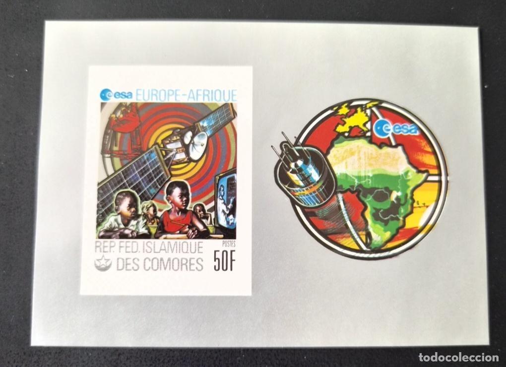 Briefmarken: Comoras 1979 Mi. Bl. 187 ND IMPERF ESA sat&eacute;lite espacio